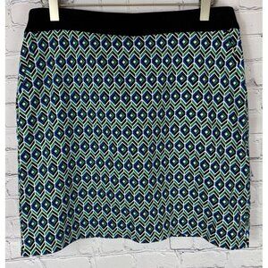 NWT SWING CONTROL Women’s Blue Green Black Stretch Golf Skort Skirt Size 6